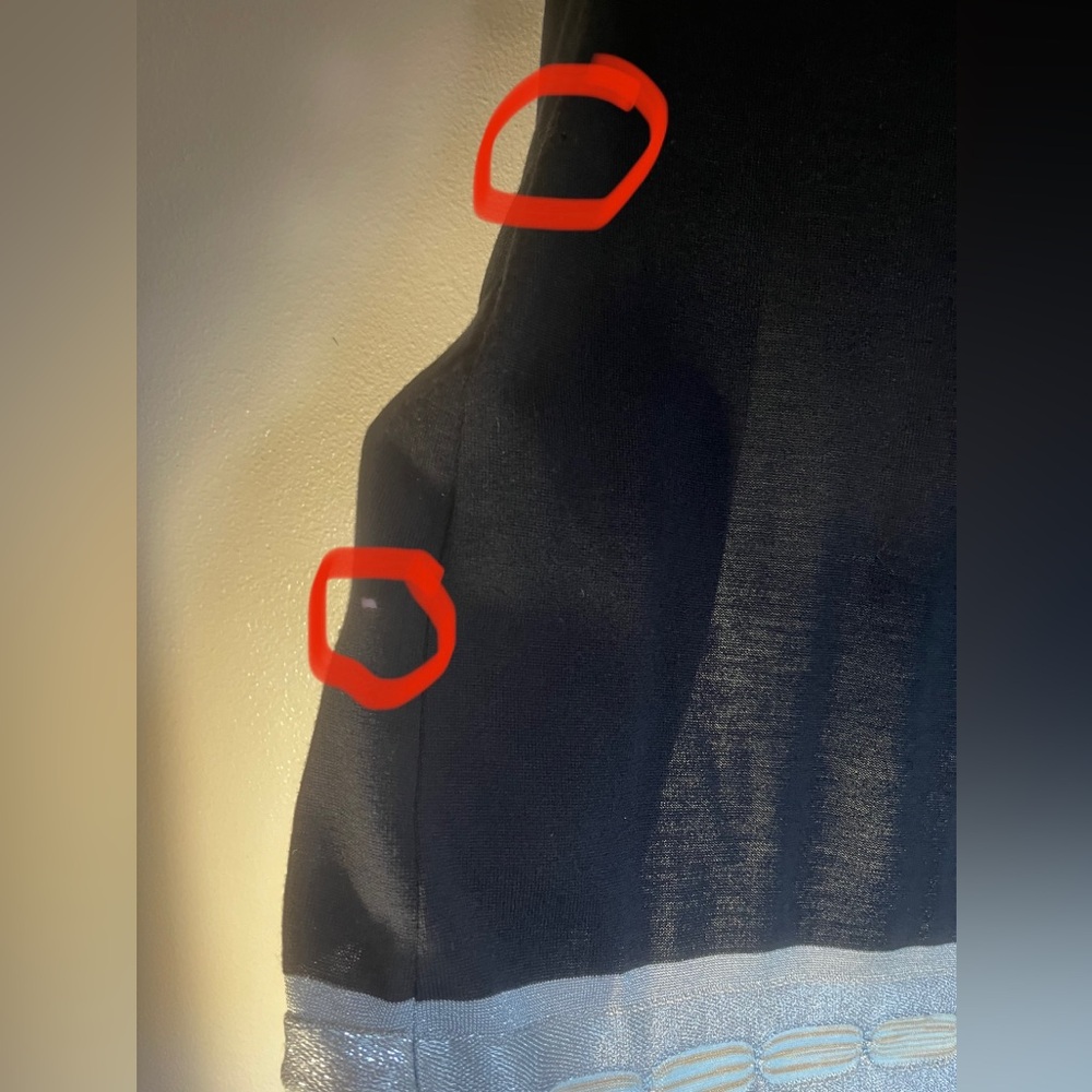 Missoni Wool Blend Tank and Cardigan Set With Metallic Striping Detailing 46/XL - Picture 8 of 11